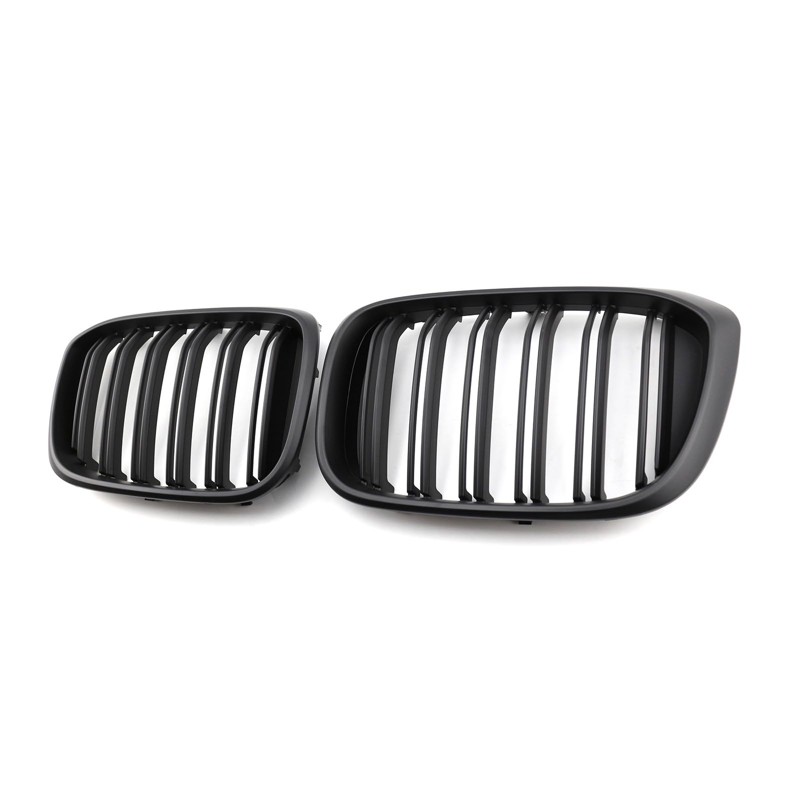 Kühlergrille Passend für BMW New X3 G01 G08 2019-2024, Front Nieren Kühlergrill Gitter Schwarz Glanz Kühler Front Doppel Rippen Grill Links Rechts von WLFgxr