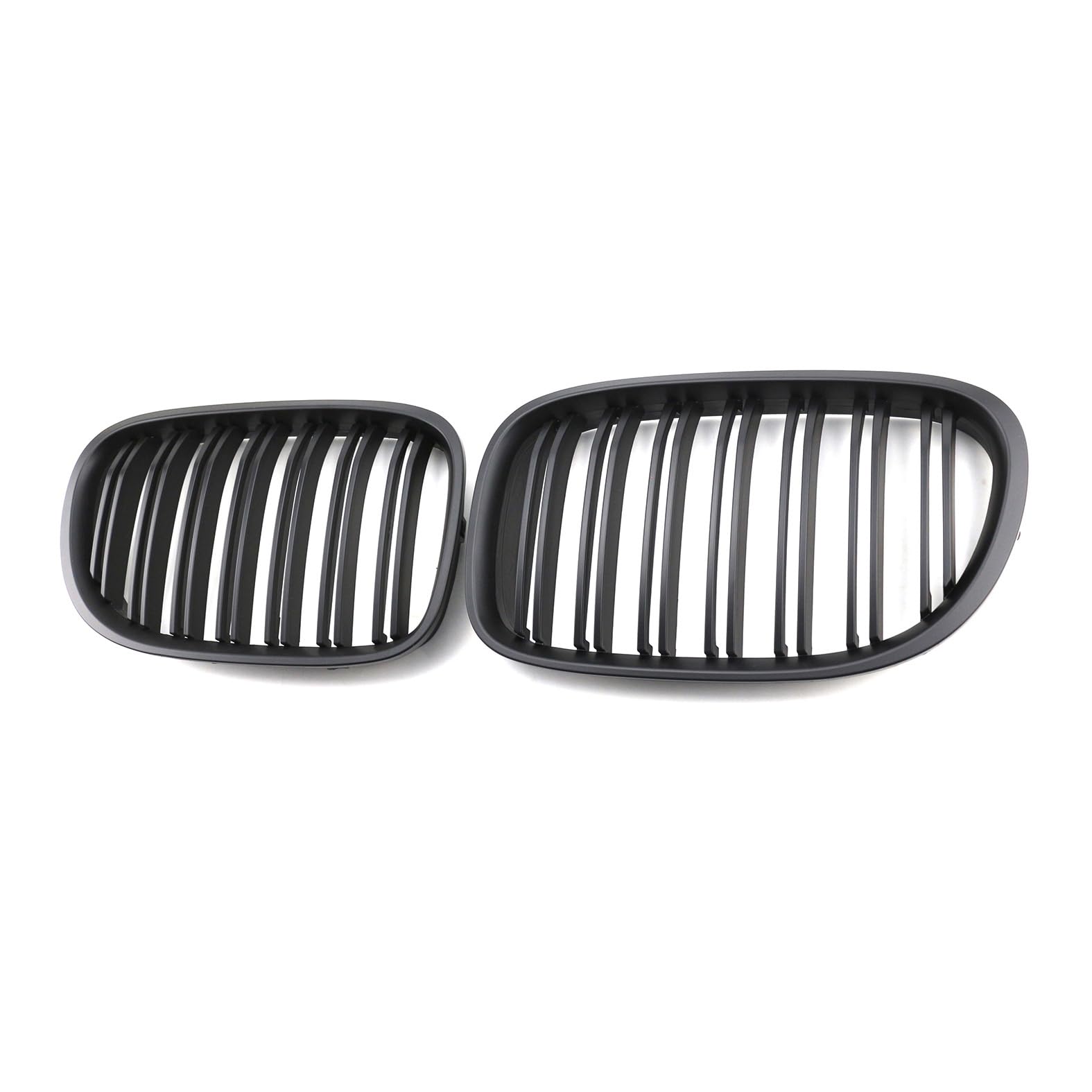 Kühlergrille Passend für BMW old 7 series F01 F02 F03 2009-2016, Front Nieren Kühlergrill Gitter Schwarz Glanz Kühler Front Doppel Rippen Grill Links Rechts von WLFgxr