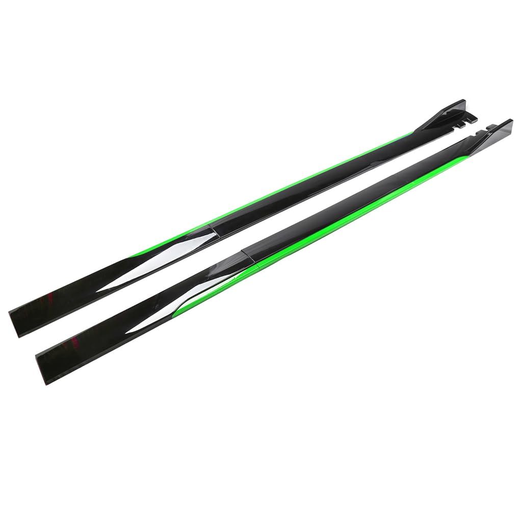 Car Seitenschweller für BMW I3 2011-2023,Autos Seitenschweller Rocker Splitter Side Winglet Wing Diffusor Karosserie-Kit,D-Green von WLLLLa