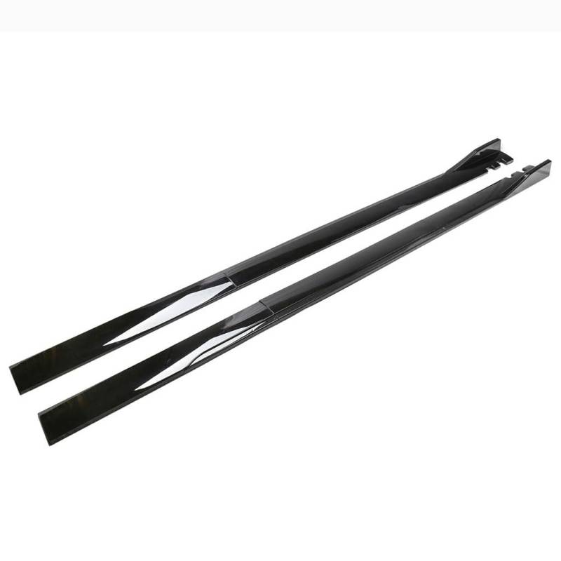 Car Seitenschweller für BYD FO,Autos Seitenschweller Rocker Splitter Side Winglet Wing Diffusor Karosserie-Kit,A-Black von WLLLLa