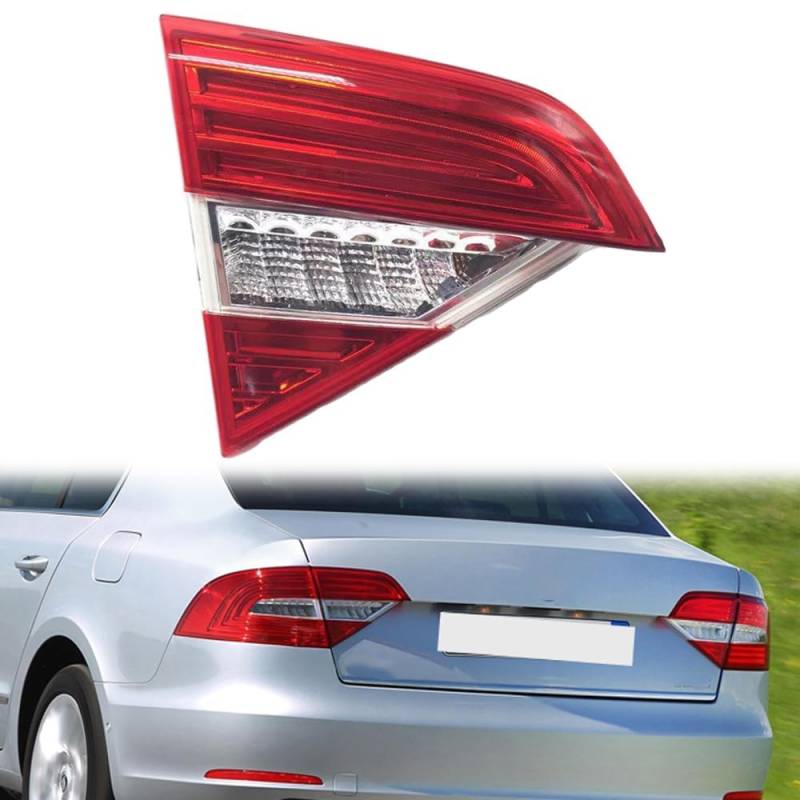 WLLLLa Auto Rückleuchten für Skoda Superb 2013 2014 2015,Auto Heckstoßstange Rücklicht Reflektor Licht Satz Autozubehör,B-Left-Inside von WLLLLa