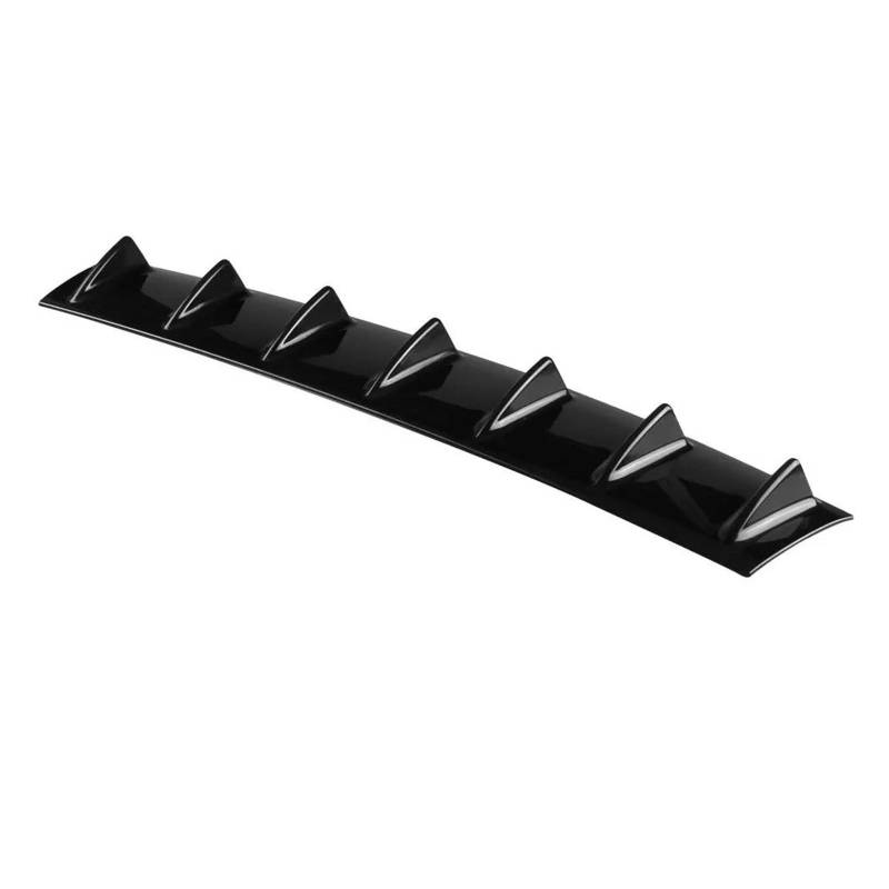 Auto Spoilerflügel Für A3 8P A4 B8 A5 A6 A8 Q3 Auto Hintere Stoßstange Lip Diffusor Spoiler Splitter Shark 5/7-fin Universal Auto Heckspoiler Flügel(Glossy Black L) von WLNWERDPKK