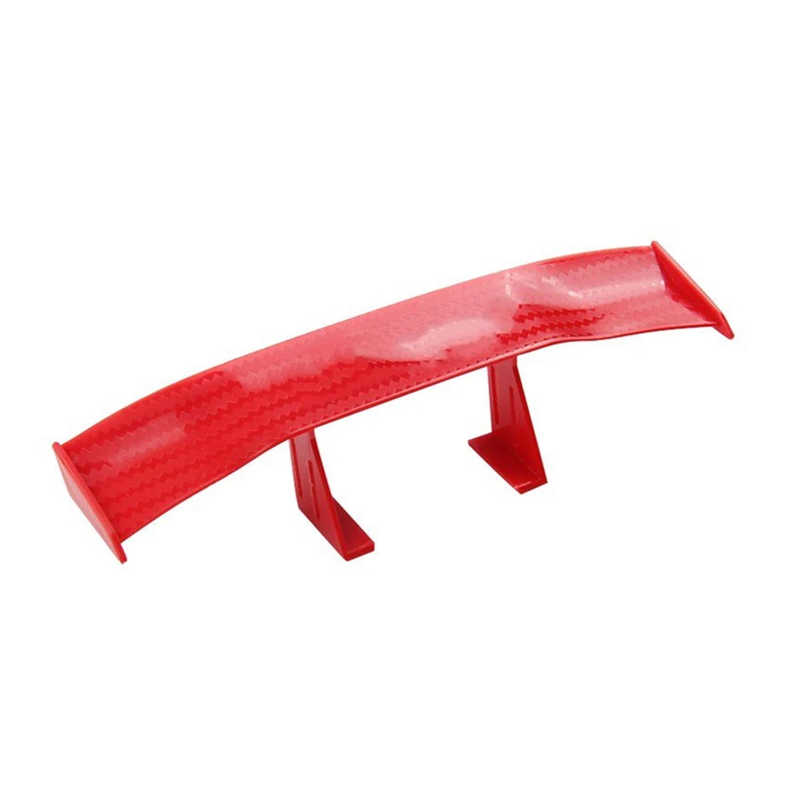 Auto Spoilerflügel Für F&iat 500 Für A&Barth Für Punto Für Bravo Für Stilo Für Panda Auto Kleiner Heckflügel Spoiler Heckflügel Dekoration Modell Auto Styling Kohlefaser Auto Heckspoiler Flügel(Red) von WLNWERDPKK