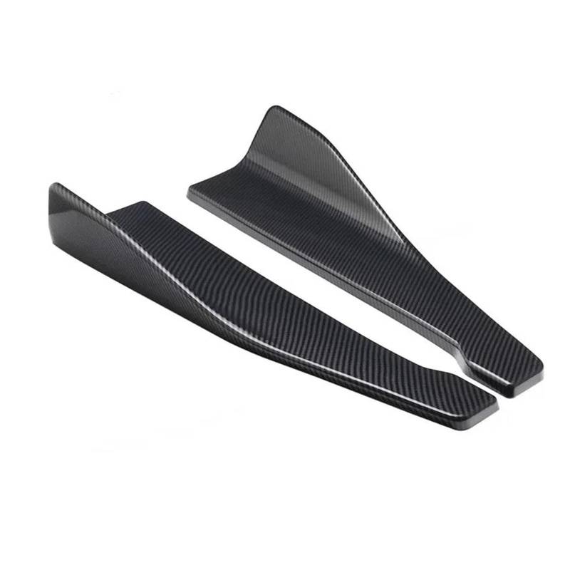 Auto Spoilerflügel Für P&eugeot 207 Universal Auto Seite Rock Bumper Spoiler Splitter Protector Auto Assesories Auto Heckspoiler Flügel(Carbon) von WLNWERDPKK