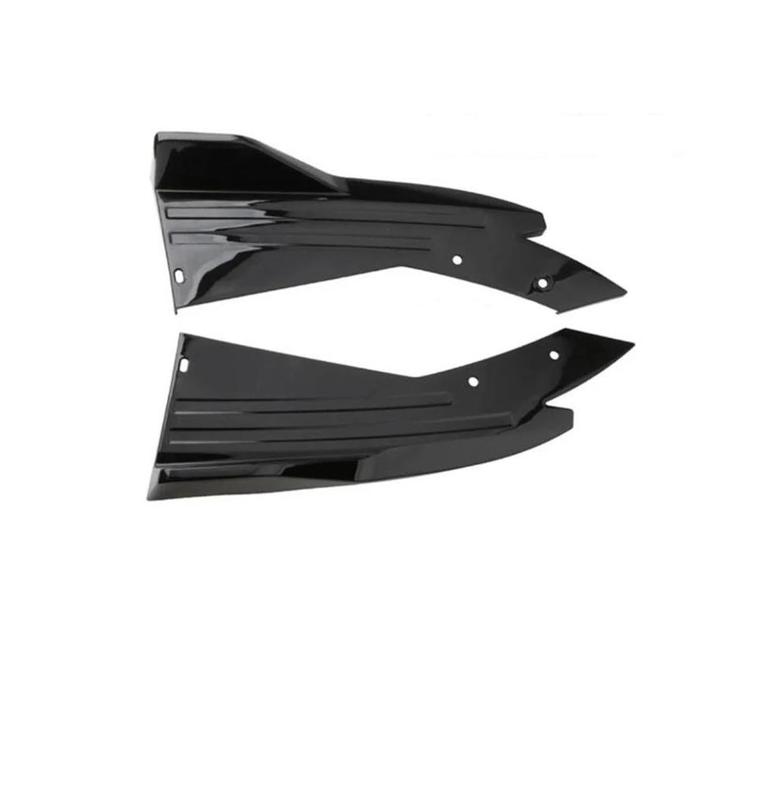 Hintere Kofferraumspoiler Spoiler Wing Trim Splitter Stoßstangenschutz Auto Heckstoßstange Lippe Universal Fiber Winglet Seitenschweller Auto Heckspoilerflügel von WLNWERDPKK