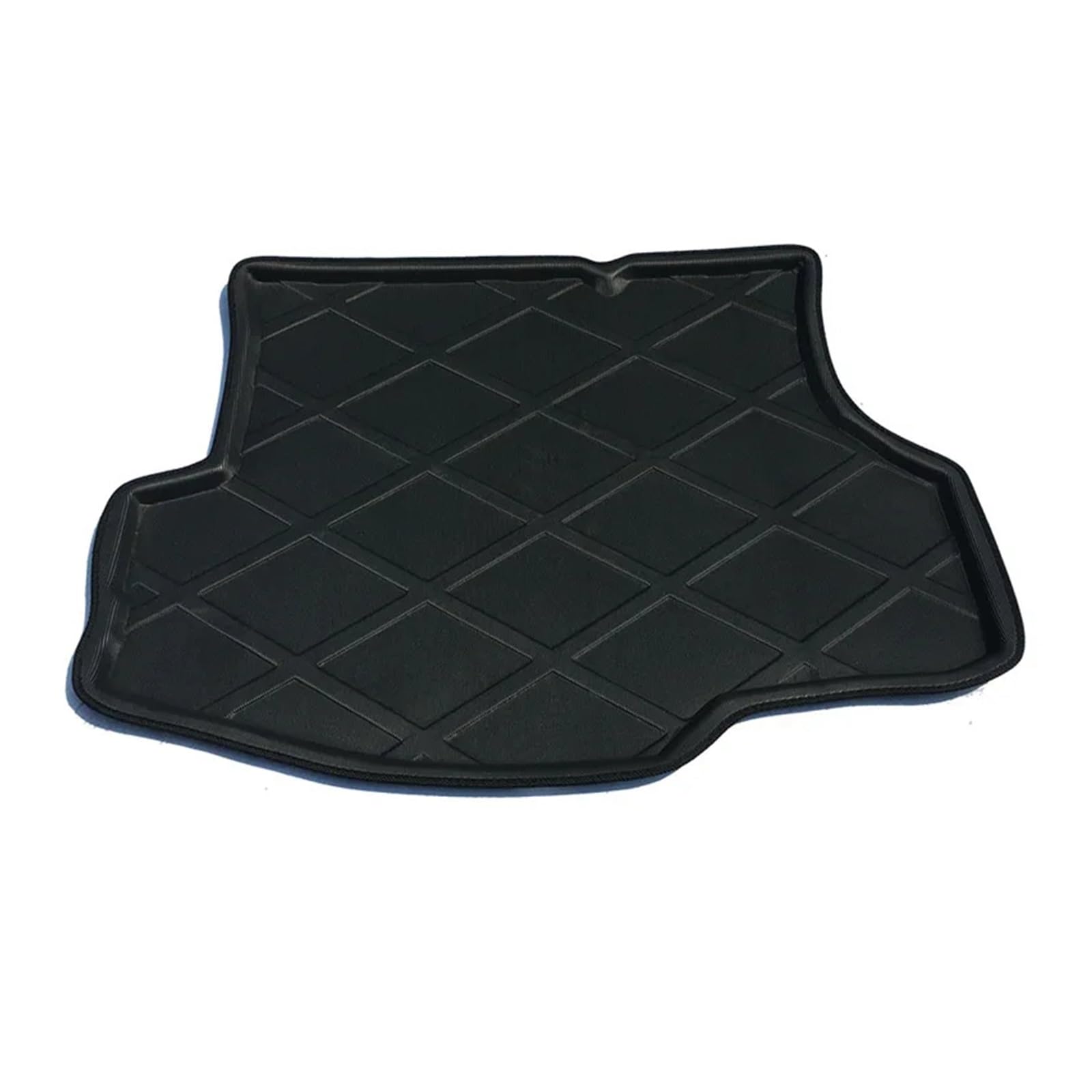 Kofferaum Kratzfest ZubehöR Für Fiesta 2009-N Auto Hinten Boot Cargo-Liner Stamm Boden Matte Teppiche Gepäck Tablett Matten Pad Matte Teppich Cargo Teppich(09-N Sedan) von WLNWERDPKK