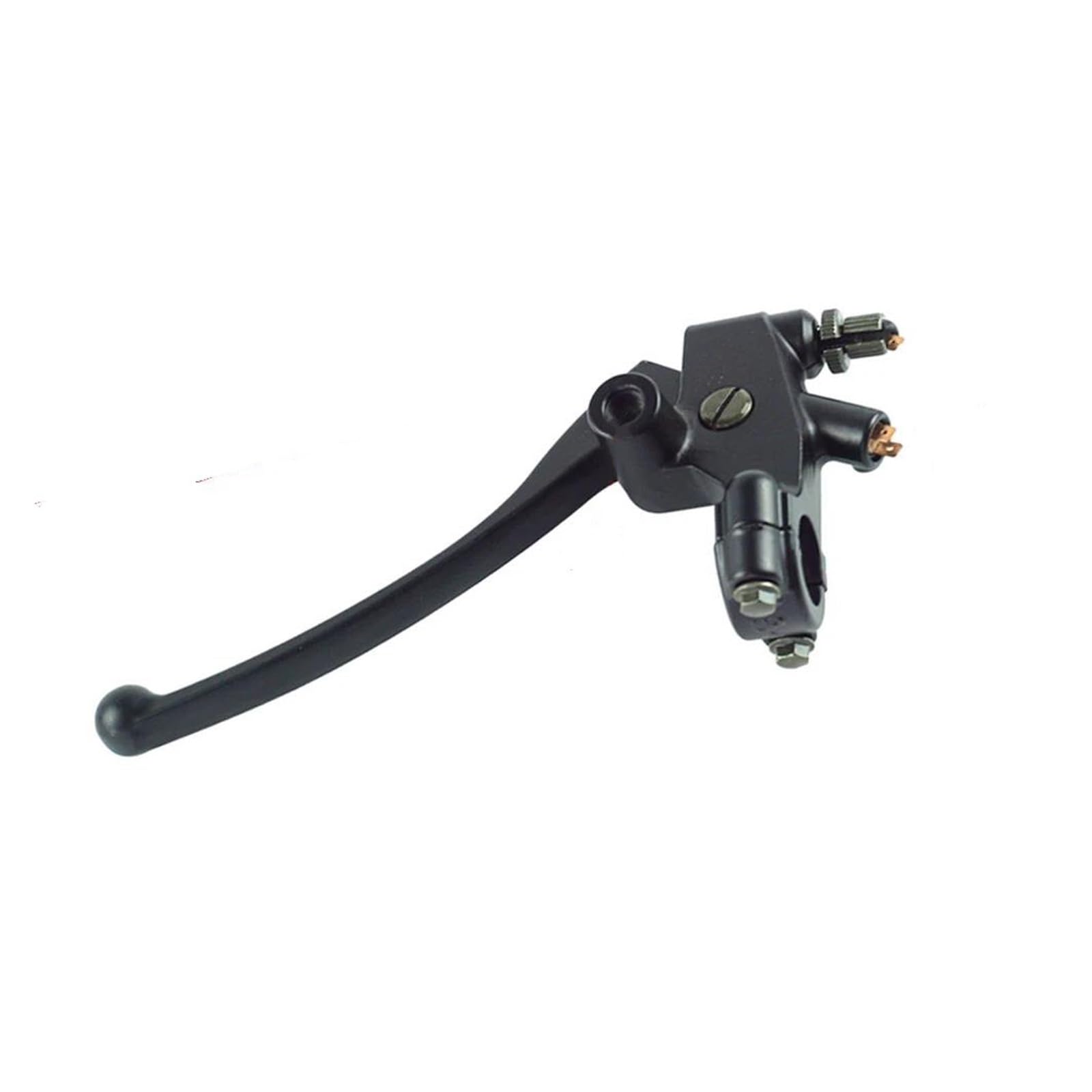 Motorrad Bremse Kupplung Motorrad Vorderradbremse Kupplung Hauptzylinder Motorrad Hydraulikpumpe Motorrad Bremshebel Universal 14mm 16mm Schwarz 7/8" 22mm Bremskupplungshebel(Left Cable Clutch) von WLNWERDPKK