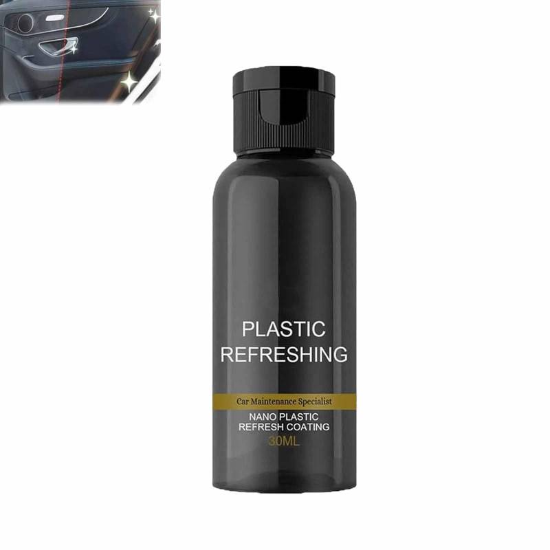 Benighty Plastic Revitalizing Coating Agent, 30ml Plastic Restorer für Autos, Kunststoff erfrischendes Beschichtungsmittel, Beschichtungsmittel für Automobilkunststoffe (1Stück) von WLWWCX