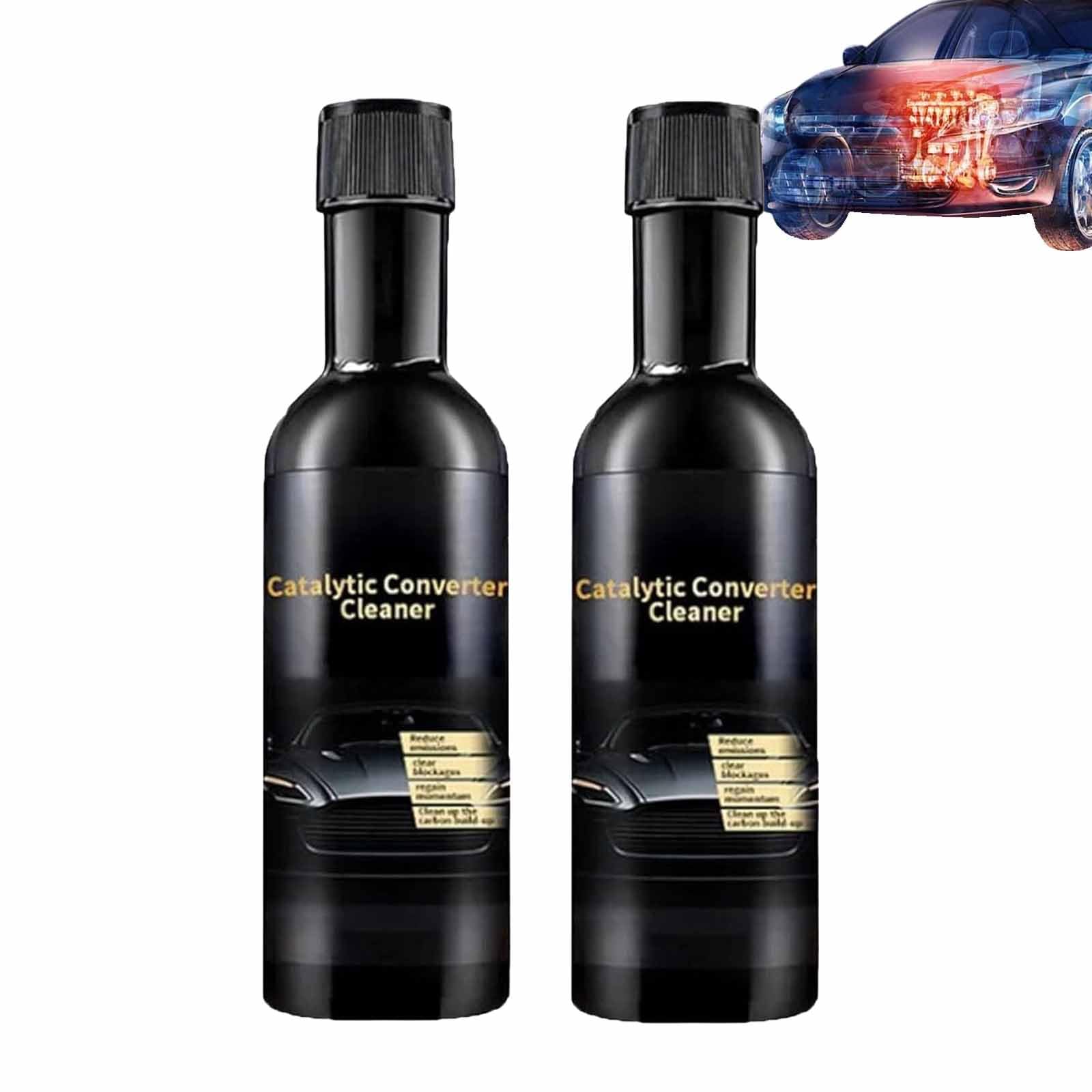 Katalysator-Reiniger, 100ml Katalysator-Reiniger, Instant Car Exhaust Handy Cleaner, Catalytic System Cleaner, Fuel System Cleaner für Benzinmotoren (2 STÜCKE) von WLWWCX