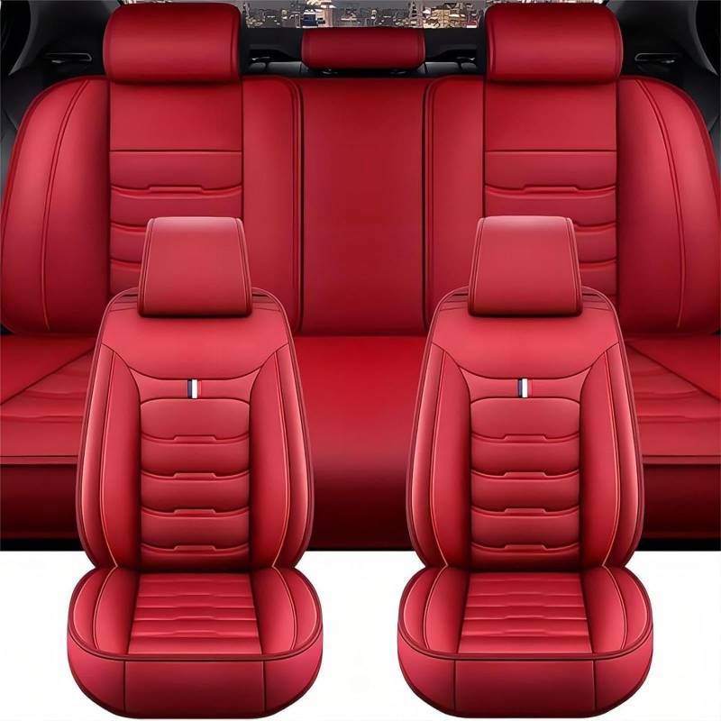 WLXAOZ Leder Autositzbezug für Lincoln Alle Modelle Navigator Mks Mkz Mkc Mkx MKT Autozubehör Car-Styling 5 Sitze von WLXAOZ