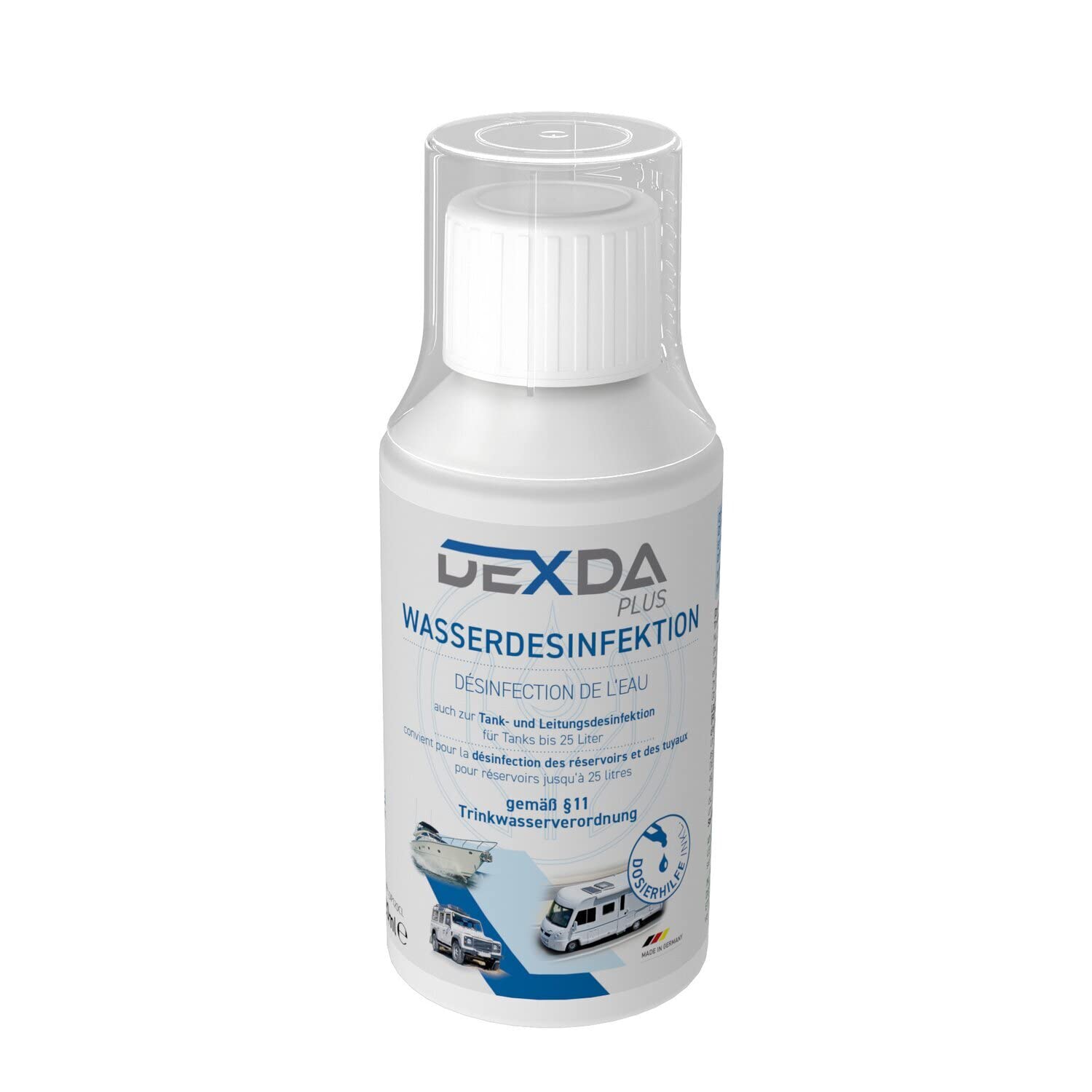 WM aquatec DEXDA Plus zur Trinkwasserdesinfektion (250ml) von WM aquatec