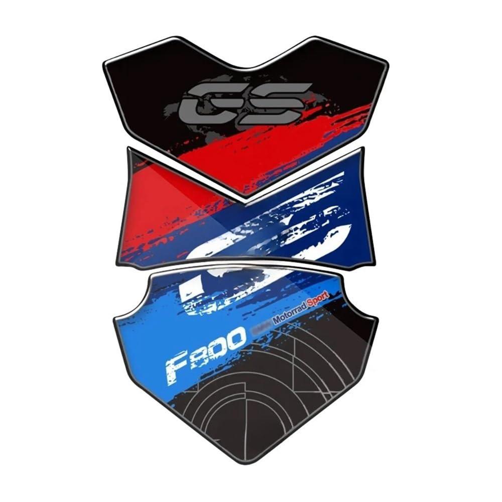 Motorrad-Tankpolster 3D Motorrad Kraftstoff Tank Pad Schutz Aufkleber Decals Für F800GS F800 Tankpad 2008-2012 von WMGYESNXL