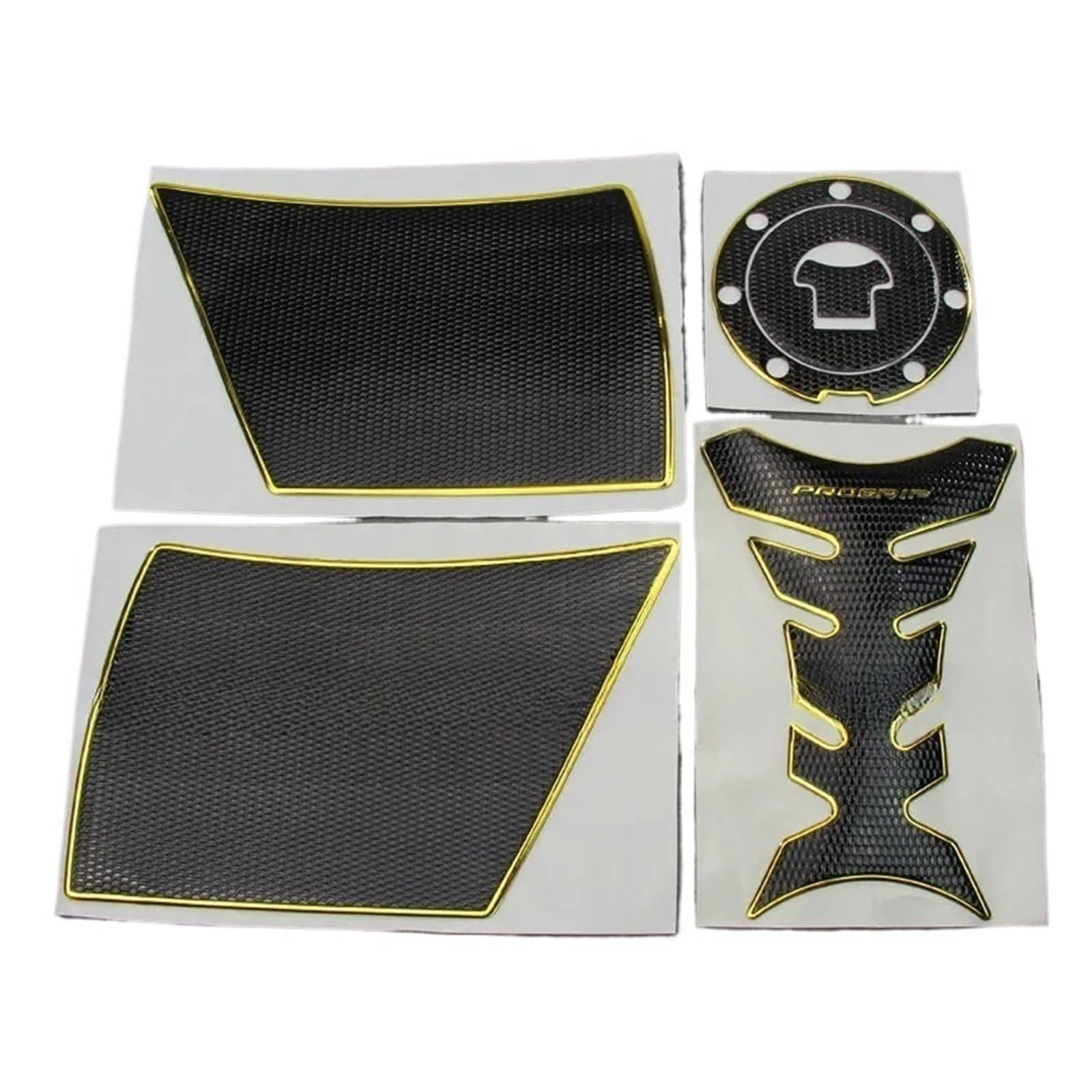 Motorrad-Tankpolster 3D Motorrad Tank Pad Schutz Dekoration Aufkleber Decals Gas Kraftstoff Knie Grip Traktion Seite Für CFMOTO 400NK 650NK 650MT von WMGYESNXL