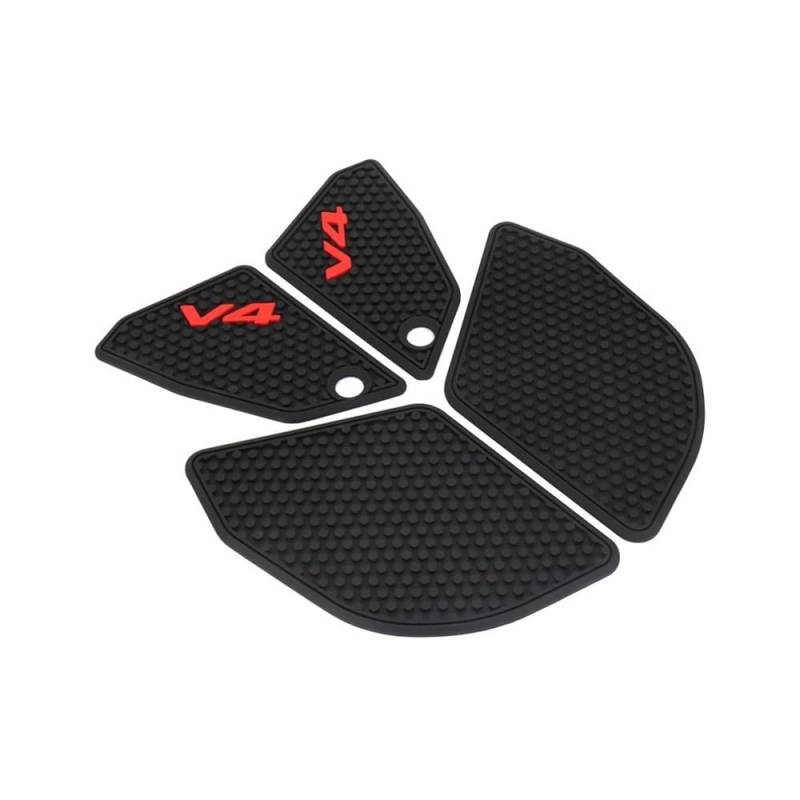 Motorrad-Tankpolster Motorrad Zubehör Aufkleber Kraftstoff Tank Aufkleber Protector Pads Für Du&Cati Panigale V4 SR SP2 V4S Panigale V4R V4SP2 2022 2023 von WMGYESNXL