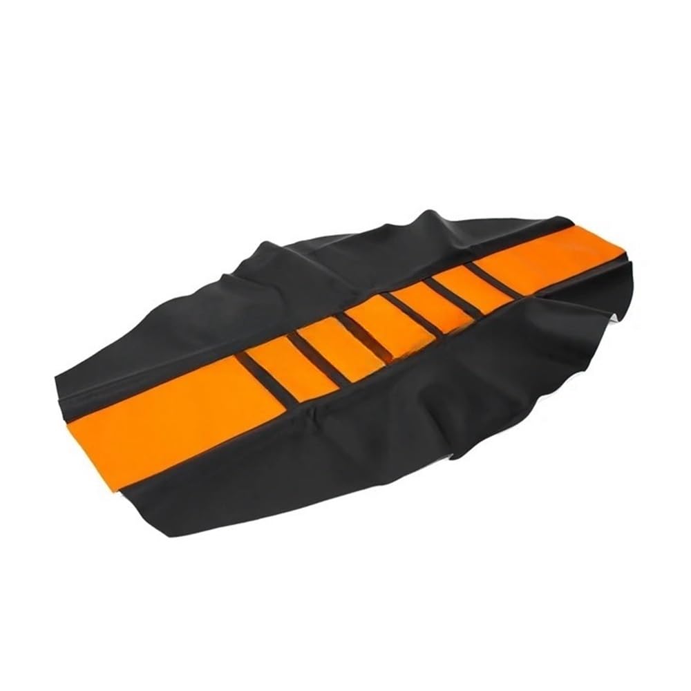 Sitzschutzhaube Motorrad Rosa Enduro-Motorrad-Anti-Rutsch-Greifer, Weicher Sitzbezug Für Hon&da Für Kawa&saki Für Suzuki Für Yam&aha, Dirtbike-Sitzkissen, Polsterschutz(Black orange) von WMGYESNXL