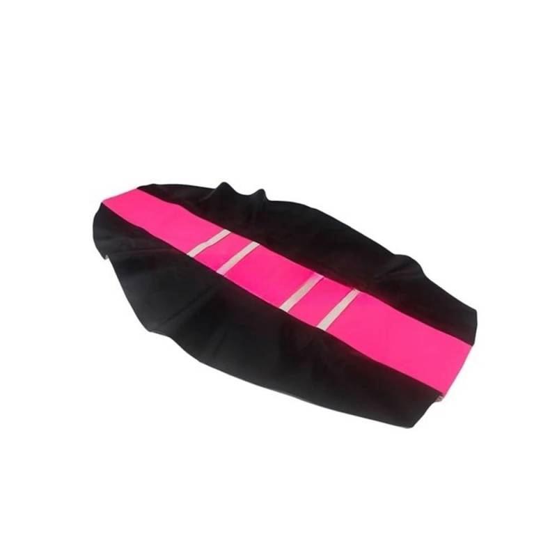 Sitzschutzhaube Motorrad Rosa Enduro-Motorrad-Anti-Rutsch-Greifer, Weicher Sitzbezug Für Hon&da Für Kawa&saki Für Suzuki Für Yam&aha, Dirtbike-Sitzkissen, Polsterschutz(Black pink White) von WMGYESNXL