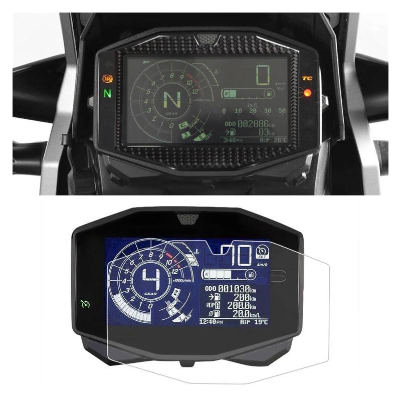 Displayschutzfolie Tachoschutzfolie Für Su&zuki V-Strom 1050 DL 1050 VSTROM 1050 XT DL1050 2020-2023 Tacho Instrument Cluster Dashboard Kratzschutzfolie von WMJSGPSHF