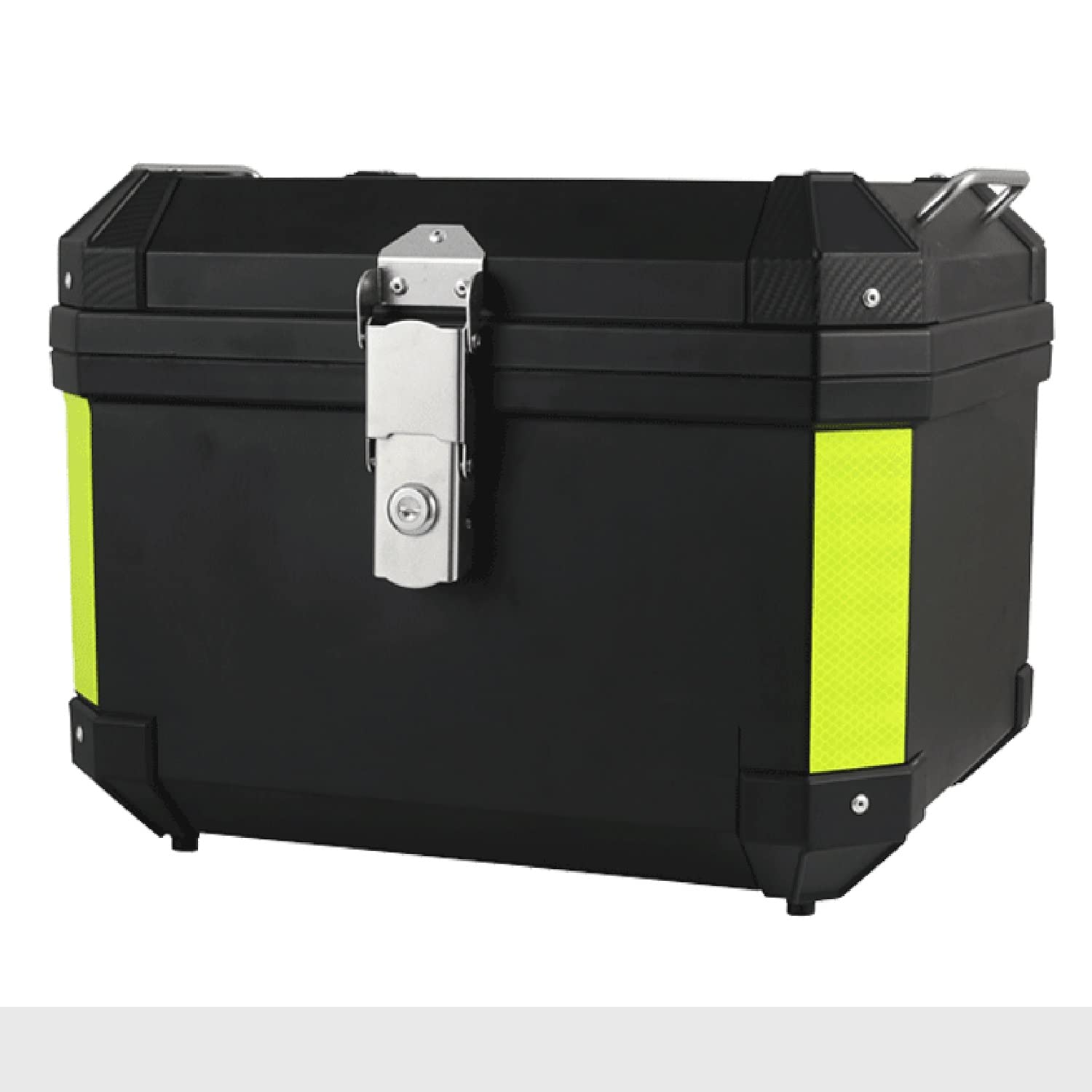 WNANCH Top Case Koffer Scooter - Passend Für 2 Helme, Top Case 45L, Schwarz Heck Koffer Helmkoffer Motorradkoffer, Wasserdicht von WNANCH