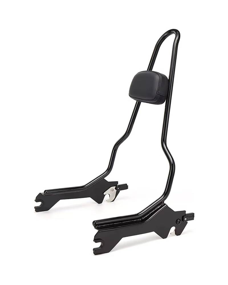 Motorrad Rückenlehne Für FXFB FXFBS 2018+ Motorrad Abnehmbare Sissy Bar Beifahrer-Rückenlehne Rückenlehne Für Motorrad(Black) von WNCXSA