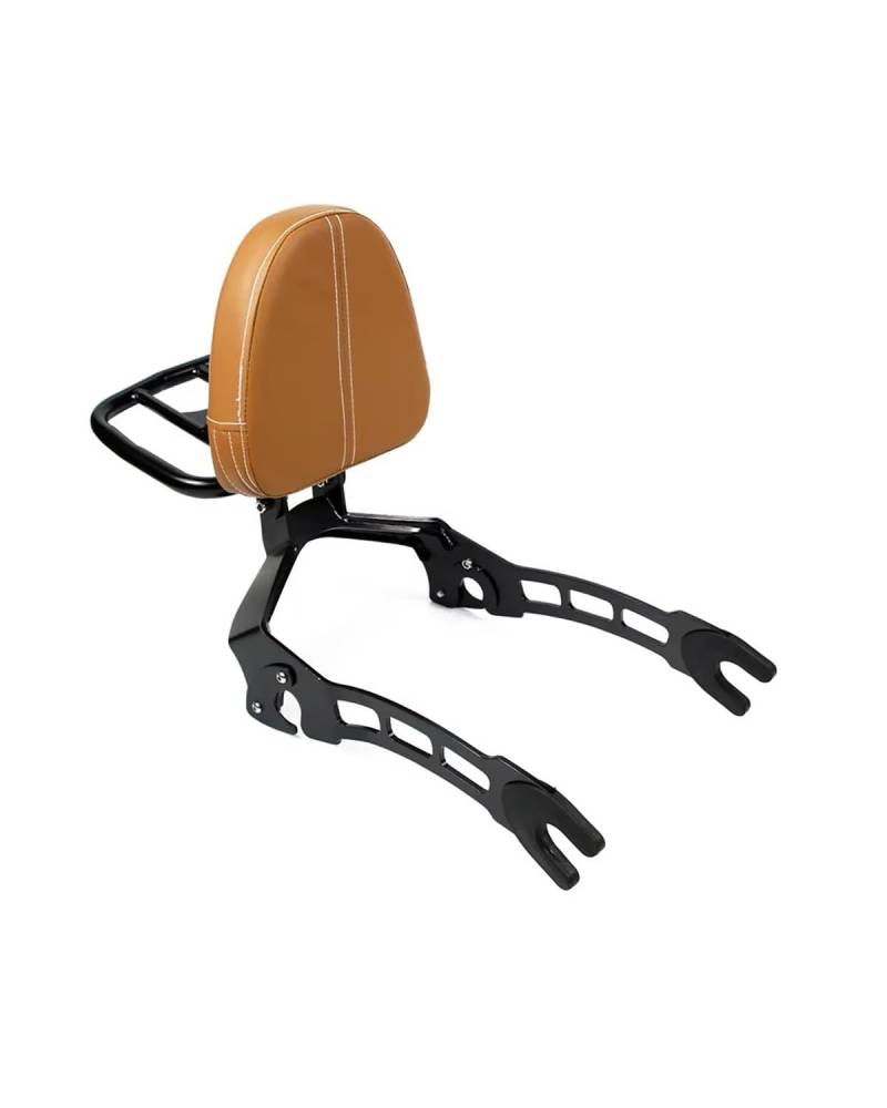 Motorrad Rückenlehne Für Indian Scout 2015 2016 2017-2023 Scout Sixty ABS 2016-2023 Motorrad Abnehmbare Hinten Rückenlehne Sissy Bar Mit Gepäckträger Pad Rückenlehne Für Motorrad(Black-A) von WNCXSA