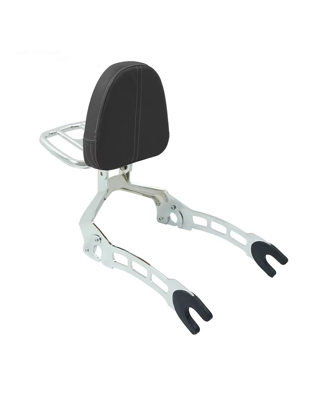 Motorrad Rückenlehne Für Indian Scout 2015 2016 2017-2023 Scout Sixty ABS 2016-2023 Motorrad Abnehmbare Hinten Rückenlehne Sissy Bar Mit Gepäckträger Pad Rückenlehne Für Motorrad(Chrome-A) von WNCXSA