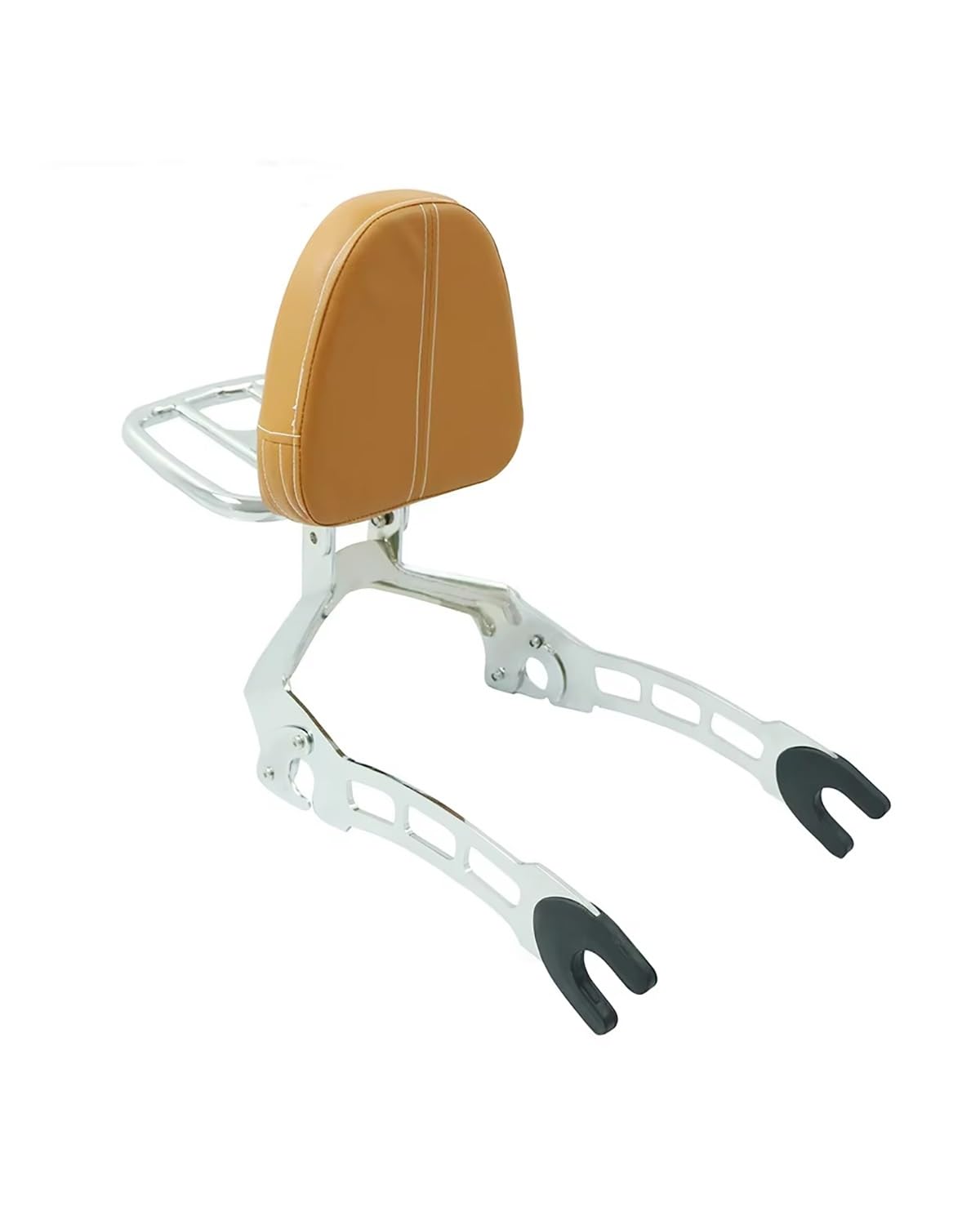 Motorrad Rückenlehne Für Indian Scout 2015 2016 2017-2023 Scout Sixty ABS 2016-2023 Motorrad Abnehmbare Hinten Rückenlehne Sissy Bar Mit Gepäckträger Pad Rückenlehne Für Motorrad(Chrome-B) von WNCXSA