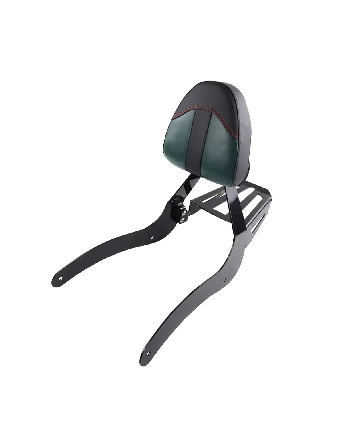 Motorrad Rückenlehne Für Indian Scout Sixty ABS 100th 2015-2023 Motorrad Hinten Passagier Rückenlehne Sitz Sissy Bar Kissen Gepäck Rack Zubehör Rückenlehne Für Motorrad(Green (Black)) von WNCXSA