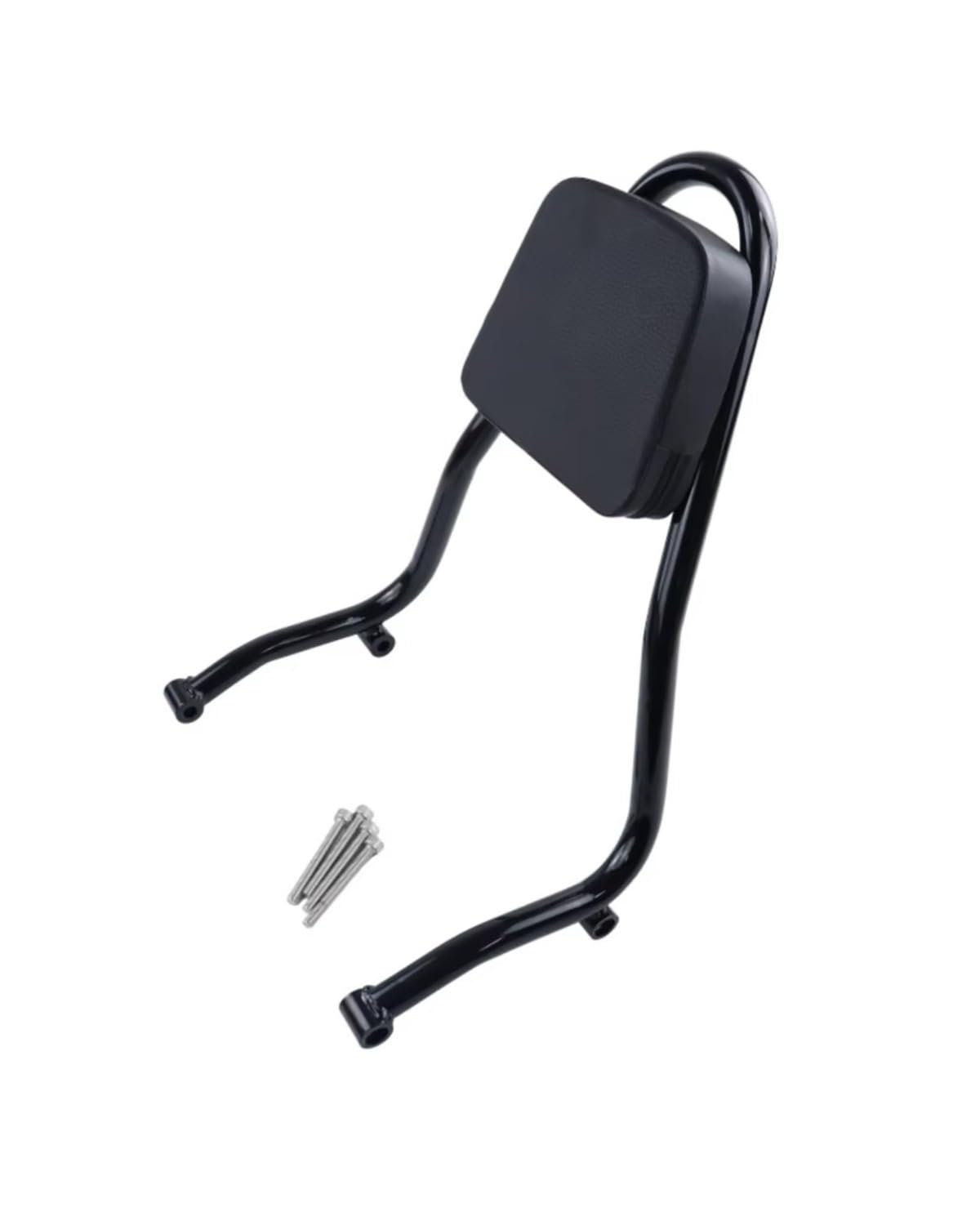 Motorrad Rückenlehne Für R18 Klassische R 18 2020 2021 2022 2023 100 Jahre Motorrad Passagier Rückenlehne Kissen Hinten Sissy Bar Pad Zubehör Rückenlehne Für Motorrad(Bright Black) von WNCXSA