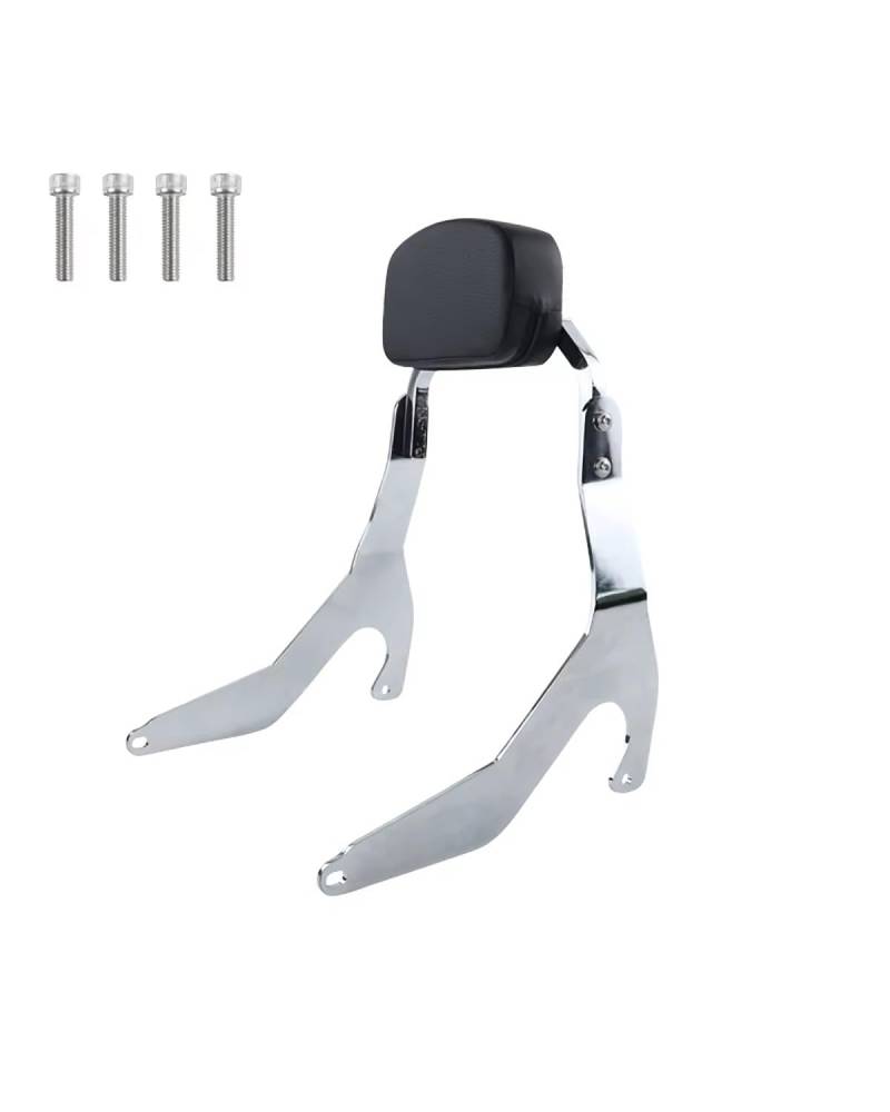 Motorrad Rückenlehne Für R18 Klassische R18 BR 18 2020up 100 Jahre Motorrad Passagier Sitz Rückenlehne Kissen Hinten Sissy Bar Pad Zubehör Rückenlehne Für Motorrad(Silver1) von WNCXSA