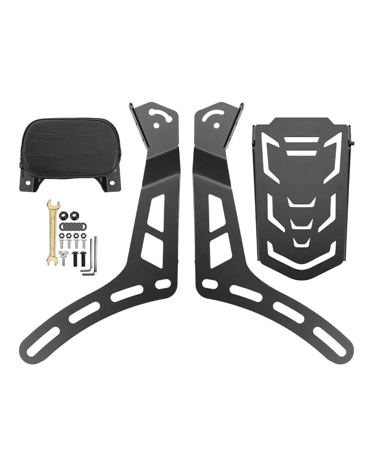 Motorrad Rückenlehne Für Rebel CMX 300 500 CMX500 CMX300 Passagier Sissy Bar Rückenlehne Pad Motorrad Abnehmbare Gepäckträger Mit Rückenlehne Rückenlehne Für Motorrad von WNCXSA