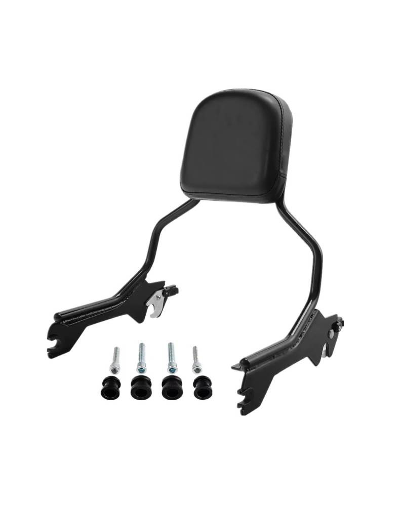 Motorrad Rückenlehne Für Softail Fat Boy Breakout FLFBS FXBRS 2018 2019 2020 2021 2022 Motorrad Sissy Bar Rückenlehne Gepäckträger Rückenlehne Für Motorrad(Black and Docking) von WNCXSA