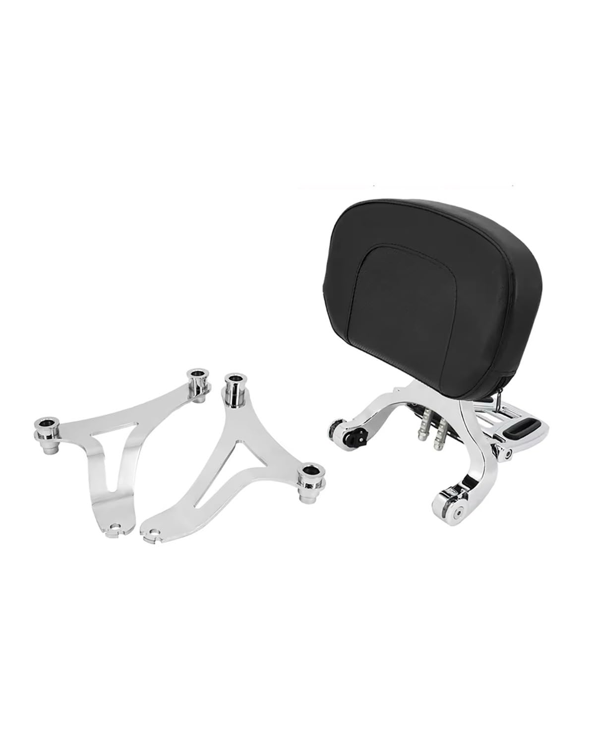 Motorrad Rückenlehne Für Sportster XL 883 1200 48 Seventy XL1200V XL883N 2007-2017 Motorrad Schwarz Sissy Bar Rückenlehne Gepäck Solo Rahmen Rack Rückenlehne Für Motorrad(B Driver Backrest) von WNCXSA