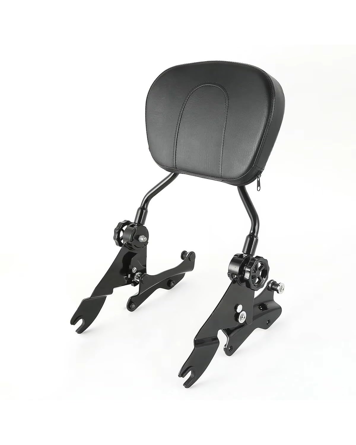 Motorrad Rückenlehne Für Touring FLHX FLHT Road King Electra Glide Road Glide 2014 2015 2016-2024 Motorrad 4 Punkt Docking Kit Sissy Bar Rückenlehne Rückenlehne Für Motorrad(Black) von WNCXSA