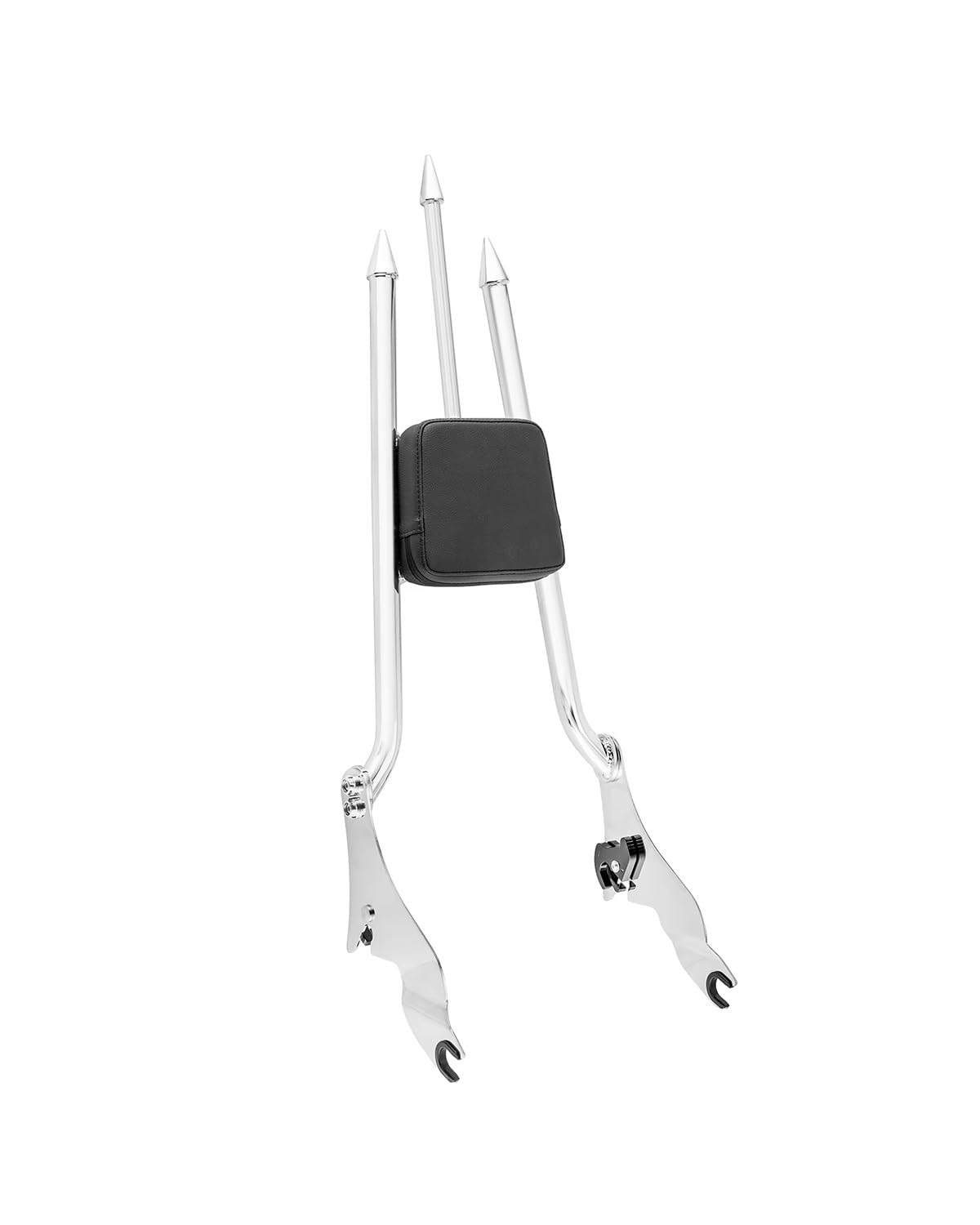 Motorrad Rückenlehne Für Touring Road King Electra Glide 2009 2010 2011 2012 2013-2024 Road Street Motorrad 31" Rise Passagier Rückenlehne Sissy Bar Rückenlehne Für Motorrad(Silver) von WNCXSA