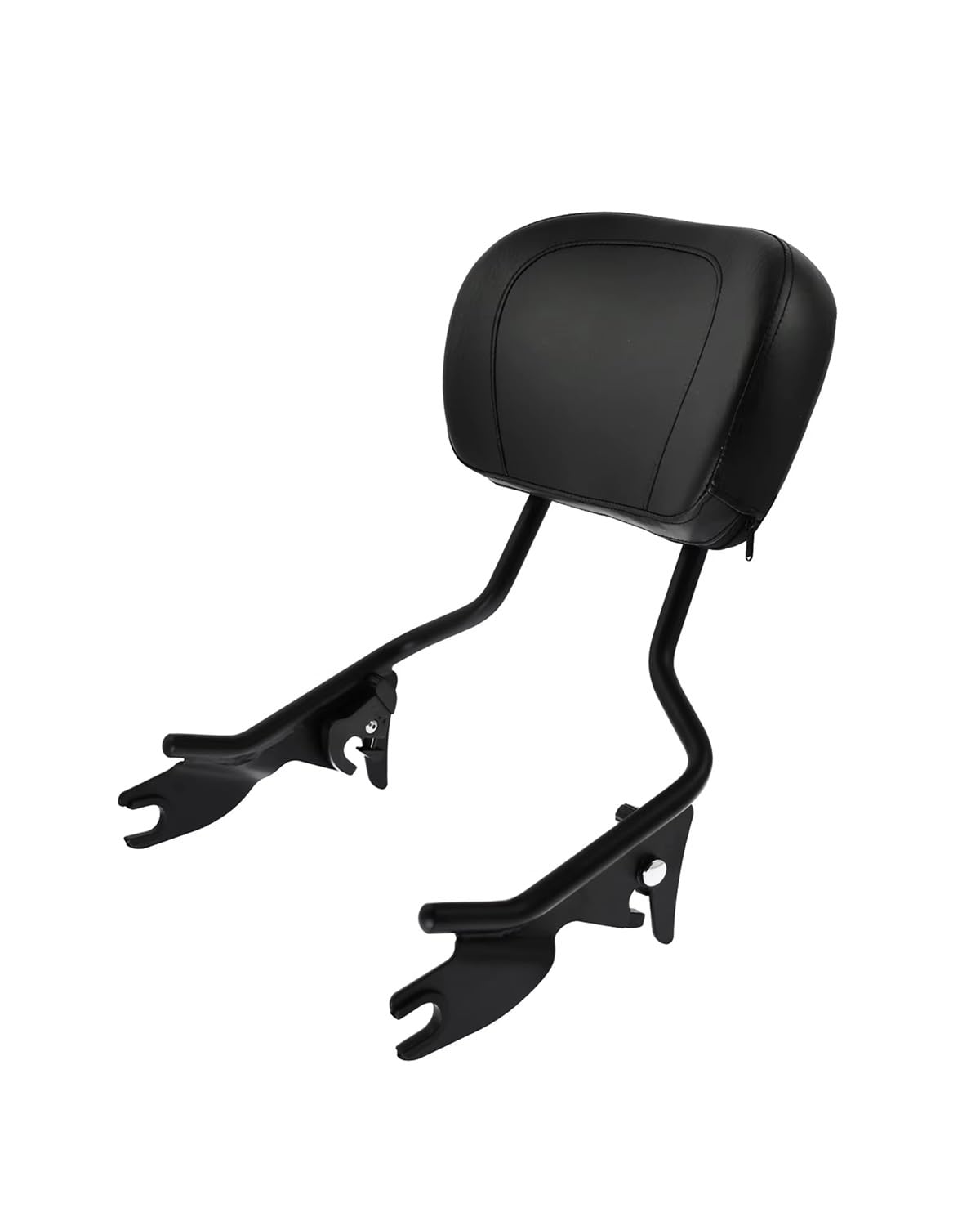 Motorrad Rückenlehne Für Touring Street Glide Road King 2009 2010-2021 CVO Electra Glide Motorrad Abnehmbare Sissy Bar Beifahrer Hinten Rückenlehne Pad Rückenlehne Für Motorrad(Black Backrest) von WNCXSA