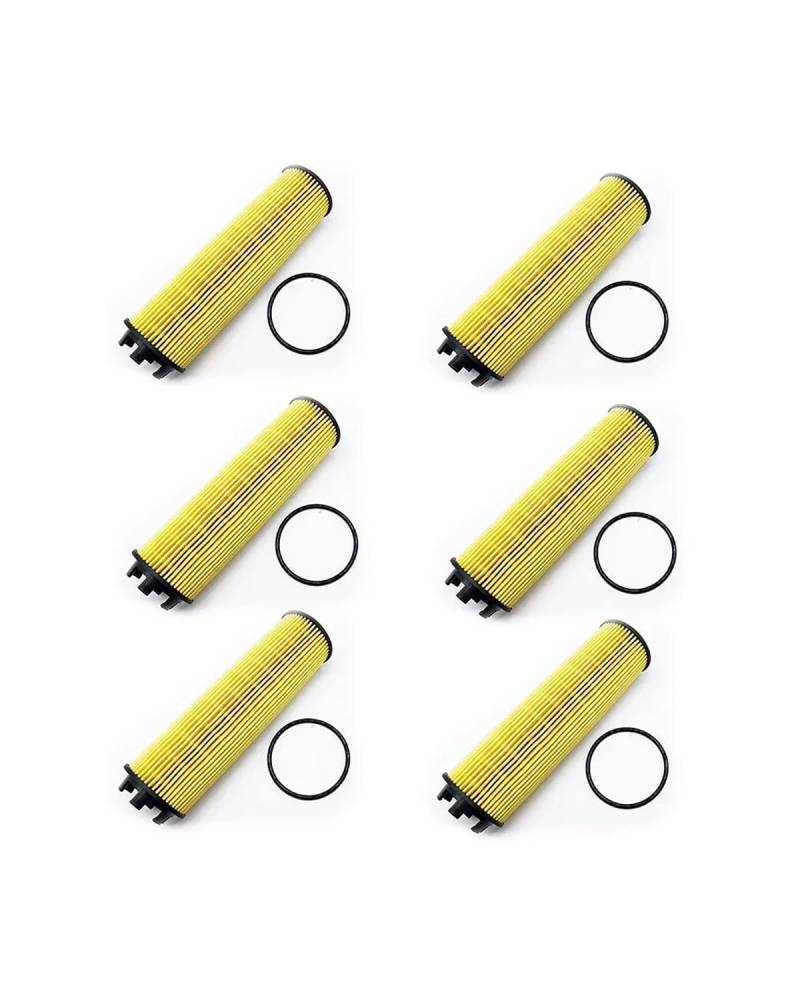 Ölfilter - PKW Für Benz Für GLE A 200 220 300 E 220 300 Yubao 6/3/1 Sätze Von A2561840000 Ölfilterelement Auto-Ölfilter(6pcs) von WNCXSA