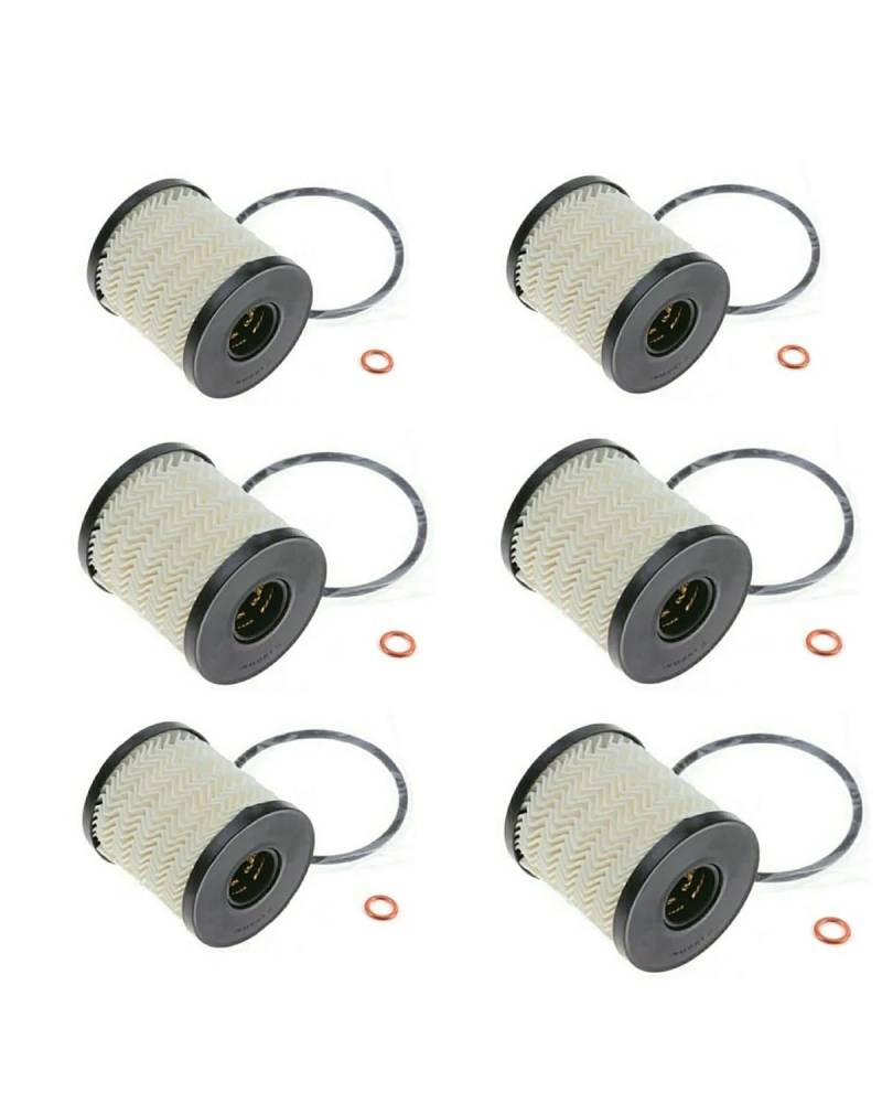 Ölfilter - PKW Für Mini für Cooper R55 R56 R57 R58 R59 R60 R61 11427622446 11427557012 HU711 5X Motorölfilter mit O-Ring Auto-Ölfilter(4PC) von WNCXSA