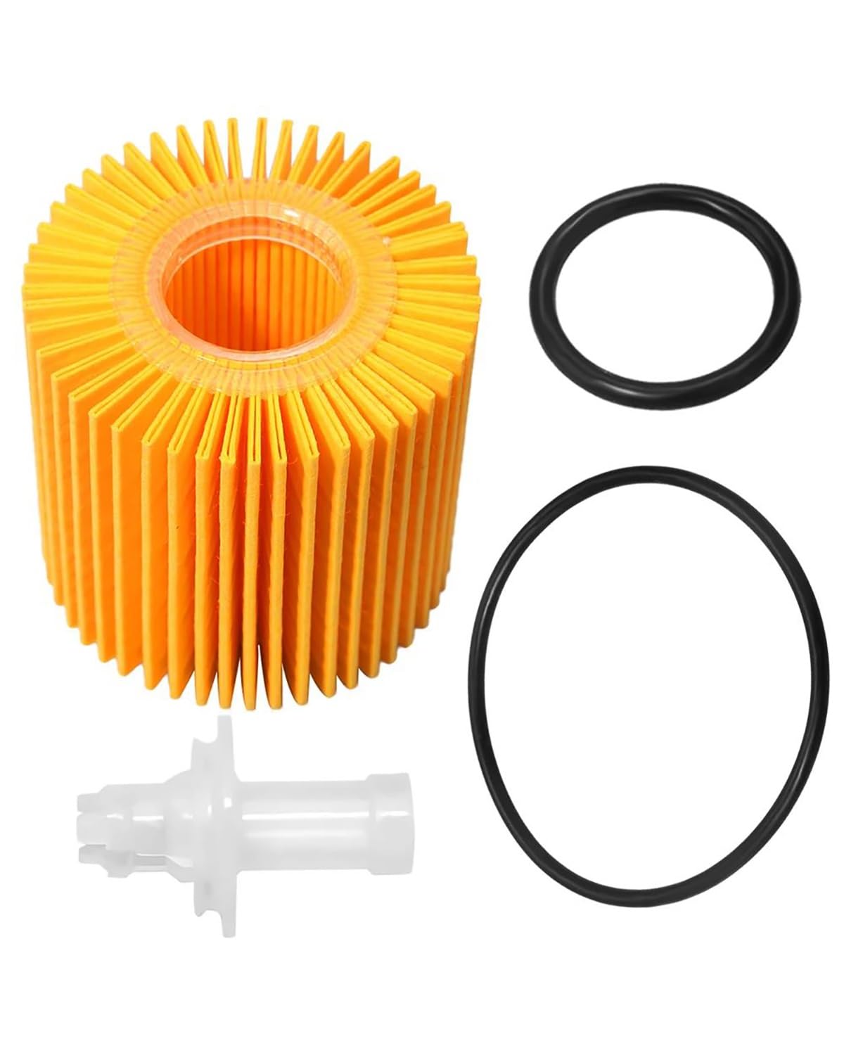 Ölfilter - PKW Für Toyota Für Avalon Für Camry ES350 04152-31090 04152-YZZA1 5-teiliges Ölfilterset Passend für 04152-31090 Auto-Ölfilter von WNCXSA