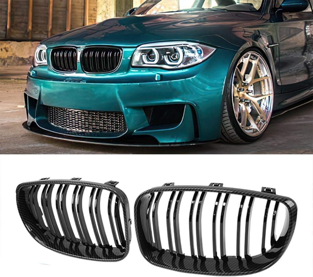 Auto Frontgrill Kühlergrill für BMW E81 E87 E82 E88 2008-2011,ABS Frontstoßstange Wetterfester Lufteinlass Grillschutz Ersatz Zubehör Karosserietuning von WNFVYP