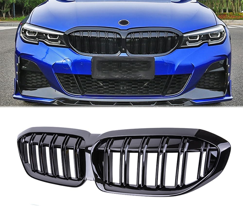 Auto Frontgrill Kühlergrill für BMW G20 G21 2019-2022,ABS Frontstoßstange Wetterfester Lufteinlass Grillschutz Ersatz Zubehör Karosserietuning von WNFVYP