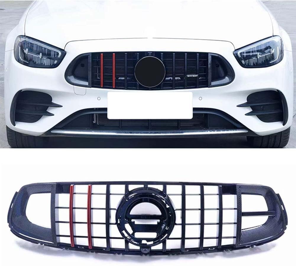 Auto Frontgrill Kühlergrill für Mercedes Benz W253 X253 GLC Class Coupe GLC300 2020-2022,ABS Frontstoßstange Wetterfester Lufteinlass Grillschutz Ersatz Zubehör Karosserietuning,B von WNFVYP