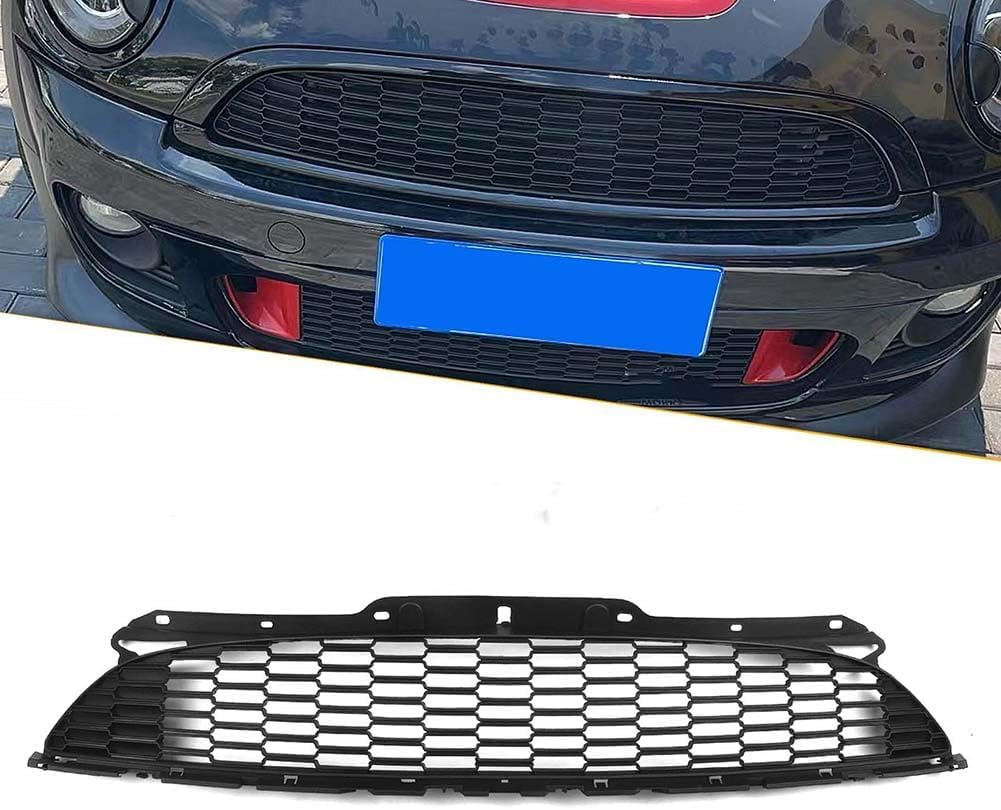 Auto Frontgrill Kühlergrill für Mini Cooper S R55 R56 R57 R58 R59 2007-2015,ABS Frontstoßstange Wetterfester Lufteinlass Grillschutz Ersatz Zubehör Karosserietuning von WNFVYP