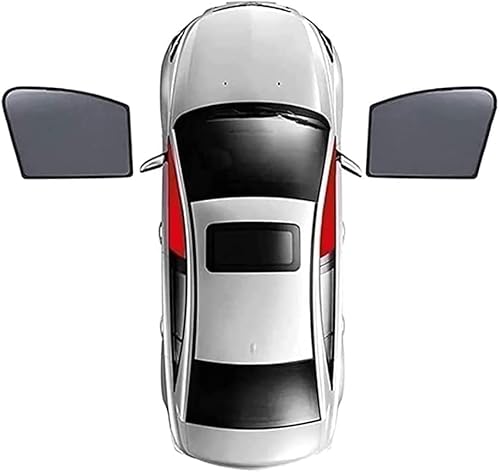 Auto Seitenfenster Sonnenschutz für Hyundai IX45 2015-2019,Fenster Verdunkelung Sonnenblende,UV Schutz PrivatsphäRe Schutz Atmungsaktives Vorhang,A/2pcs-front-doors von WNFVYP