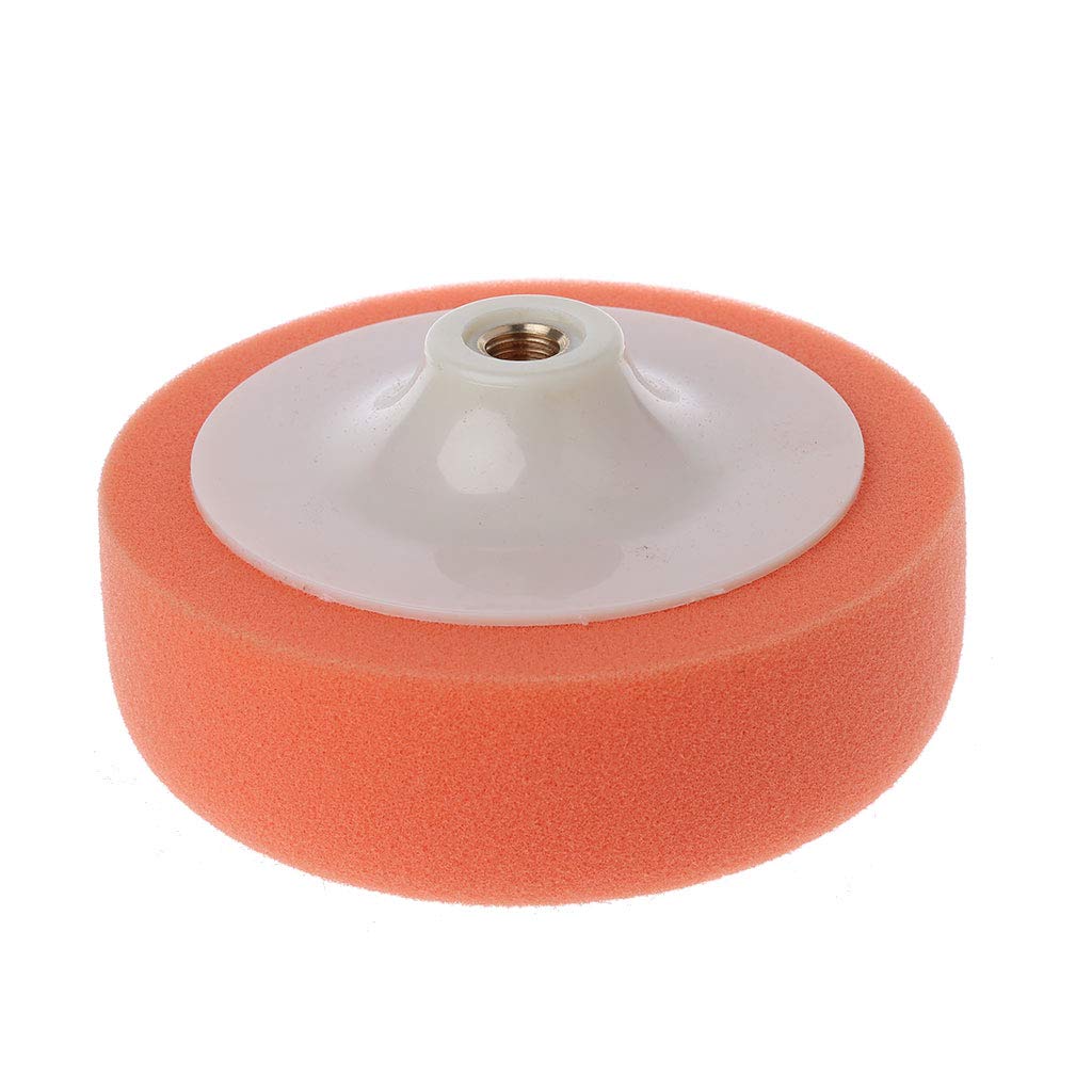 WNXGNHO 6 Inch 15cm Auto Car Polishing Buffing Polishing Pad Sponge Wheel Waxing OrangeAuto & Teile Auto Tuning & Styling Innenausstattung! von WNXGNHO