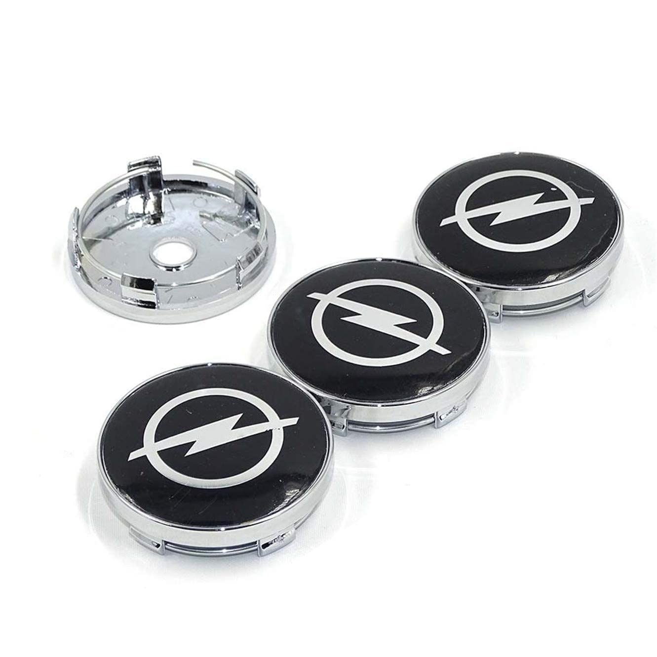 Nabendeckel 4 STÜCKE 60mm für Opel Car Rad Center Hub Cap Auto Styling Felgen Abdeckung Badge Emblem Aufkleber Radnabenkappen von WOAFEY