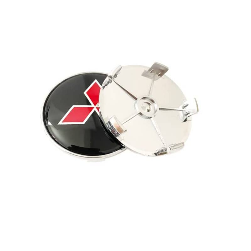 Nabendeckel 4 STÜCKE 68mm für Mitsubishi ASX Eclipse Mirage Outlander Evo Xpander Car Rad Center Hub Cap Auto Styling Felgen Abdeckung Badge Emblem Aufkleber Radnabenkappen von WOAFEY