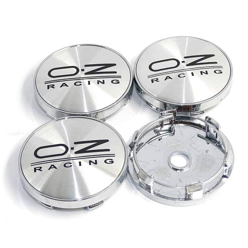 WOAFEY Nabendeckel 4 STÜCKE 60mm für OZ Racing Car Rad Center Hub Cap Auto Styling Felgen Abdeckung Badge Emblem Aufkleber Radnabenkappen von WOAFEY