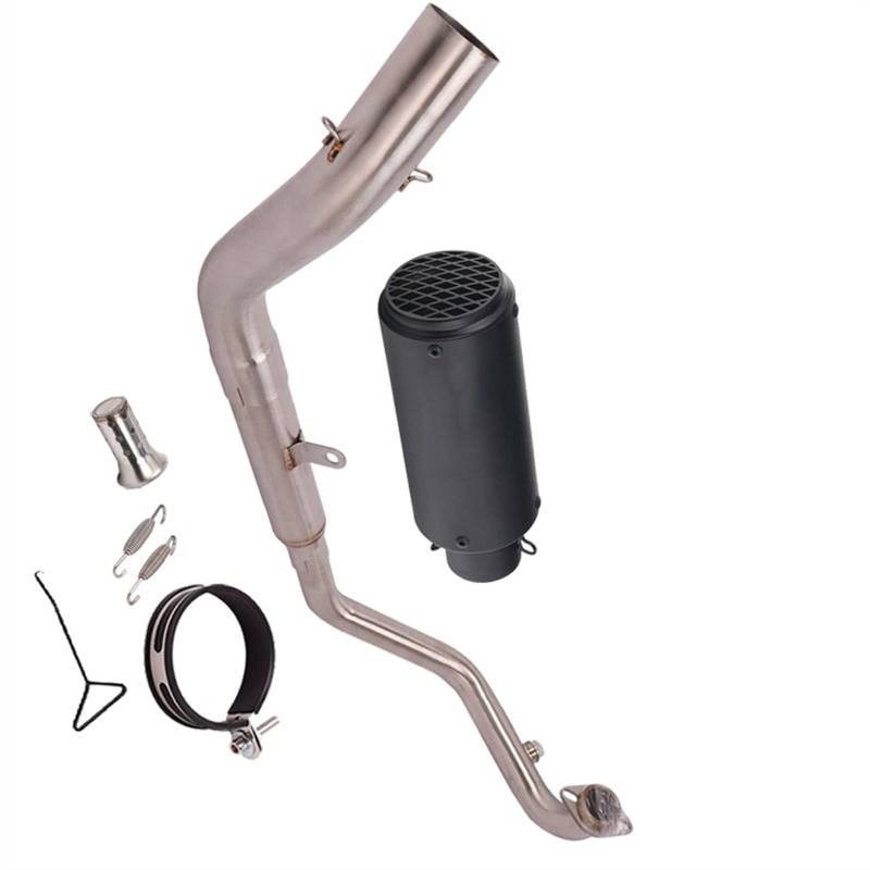 Auspuff Motorrad Auspuff System Header Rohr Escape Front Connect Link Rohr Für CFMOTO NK250 NK250SR 300NK NK300 300SS NK300SR 250CC (Color : P) von WOBBLO