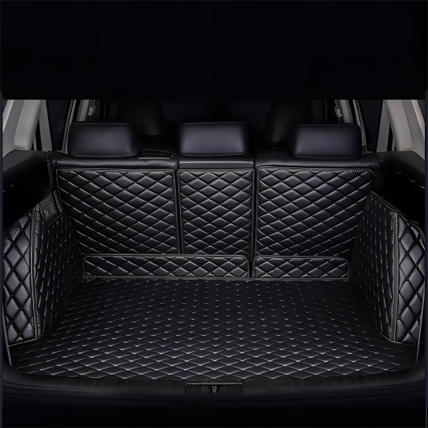 Vollabdeckung Kofferraummatte, für Mercedes-Benz GLE (5seats) 2020-2023 wasserdichte Antirutsch Kofferraum-Schutzmatte Gepäckraummatte Innere Autozubehör,A von WOBBLO