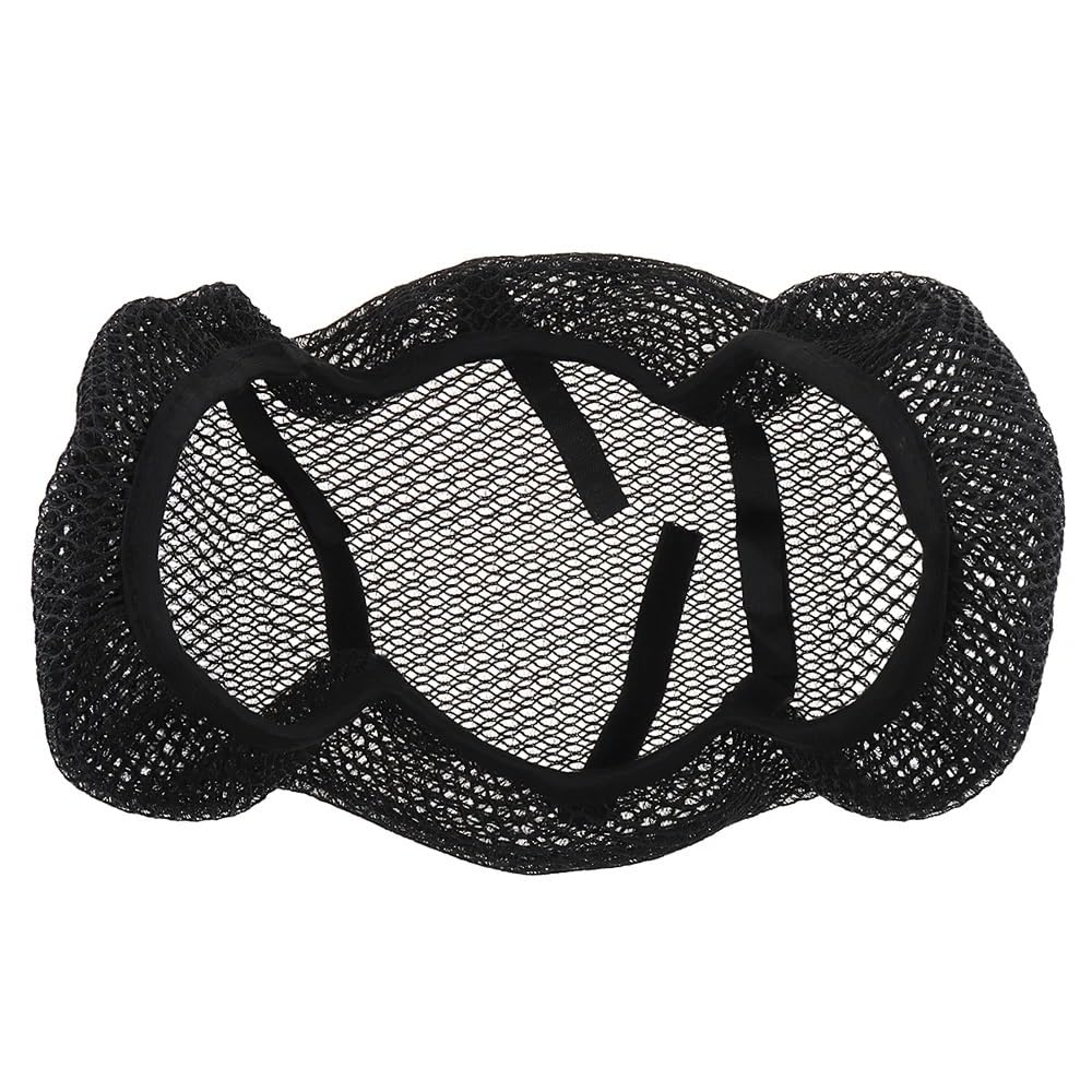 WOHOOD Motorrad Sitzabdeckung 1 Stück Atmungsaktives Mesh Motorrad Moped Motorrad Roller Sitzbezüge Kissen Anti-Rutsch-Abdeckung S-6XL Sitzabdeckung Motorrad von WOHOOD